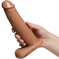 Vixen Creations Bandit VixSkin Dildo 8.1 Inch Light Brown