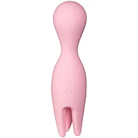 Svakom Nymph Soft Moving Finger Clitoral Vibrator Pink