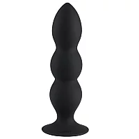 Sinful Triple Butt Plug 6.1 Inch Black