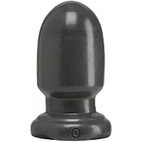 Doc Johnson American Bombshell Shell Shock Butt Plug 6 Inch Black