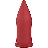 Tantus Inner Band Trainer Large Butt Plug 9 Inch Red