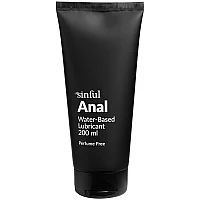 Sinful Anal Waterbased Lube 200 ml Clear