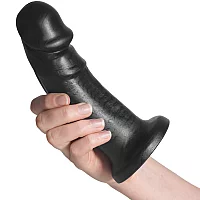 Vixen Creations Large Realistic Bent Dildo 7.8 Inch Black