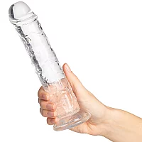 Willie City Realistic Clear Dildo with Suction Cup 8.7 Inch Clear