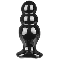 Doc Johnson TitanMen Master Tool 4 Butt Plug 6.3 Inch Black