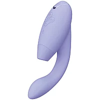 Womanizer Duo 2 Gspot and Clitoral Suction Vibrator Purple