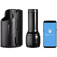 Kiiroo Keon WiFi and Feel Stroker Combo Set Black