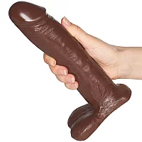 Vixen Creations Outlaw VixSkin Dildo 9.4 Inch Brown