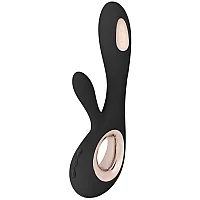 Lelo Soraya Wave Rechargeable Rabbit Vibrator Black