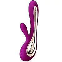 Lelo Insignia Soraya 2 Luxury Rechargeable Rabbit Vibrator Purple