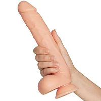 Willie City Classic Realistic Dildo with Suction Cup 10.6 Inch Nude