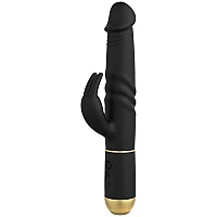 Dorcel Furious Rabbit 2.0 Rotating Pearl Rabbit Vibrator Black