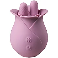 Amaysin Two Fingers Rose Clitoris Vibrator Rose