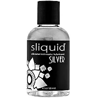 Sliquid Natural Silver Silicone Lubricant 125 ml Clear