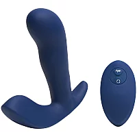 Sinful Rimming Rechargeable Prostate Vibrator 4.3 Inch Blue