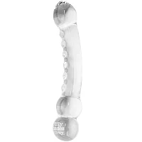 Fifty Shades of Grey Drive Me Crazy Glass Massage Dildo 7.5 Inch Clear