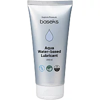 Baseks Aqua Glide Waterbased Lube 200 ml Clear