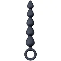 Amaysin Silicone Anal Beads 6.7 Inch Black