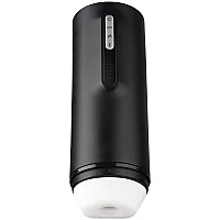 Sinful Ultimate Heating Thrust Suction Blowjob Machine Black