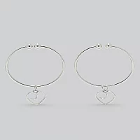 Lovehoney Tease Me Advanced Nipple Clamps with Heart Charms Silver