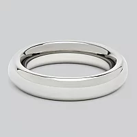 DOMINIX Deluxe 1.75 Inch Stainless Steel Doughnut Cock Ring Silver