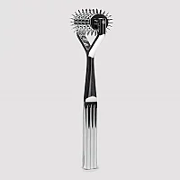 DOMINIX Deluxe 5 Row Stainless Steel Wartenberg Pinwheel Silver