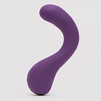 Desire Luxury Rechargeable Curved GSpot Vibrator Purple