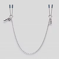 Fifty Shades Darker At My Mercy Chained Nipple Clamps Silver