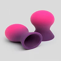 Lovehoney Colourplay ColourChanging Silicone Nipple Suckers Purple