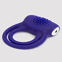 Lovehoney Bed Ringer Rechargeable Double Cock Ring Purple