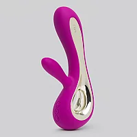Lelo Insignia Soraya 2 Luxury Rechargeable Rabbit Vibrator Purple