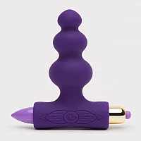 Rocks Off Petite Sensations Bubbles 7 Function Vibrating Anal Beads Purple