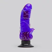 Lovehoney Triple Tickler Suction Cup Dildo Vibrator 5.5 Inch Purple