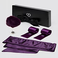 Lovehoney Tie and Tease Pillow Present Bondage Kit 3 Piece Purple