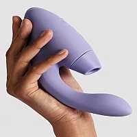 Womanizer Duo 2 Rechargeable Silicone GSpot and Clitoral Stimulator Purple