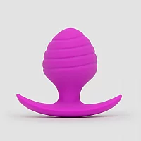 Lovehoney Booty Bliss Bulbous Silicone Textured Butt Plug Purple