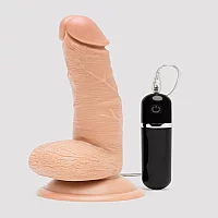 Lifelike Lover Classic Realistic Dildo Vibrator 6 Inch Flesh Tan