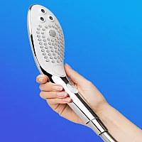 Womanizer X hansgrohe Wave Clitoral Stimulation Shower Head Silver
