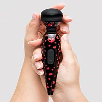Lovehoney Deluxe Rechargeable Mini Massage Wand Vibrator Red