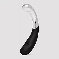 Fifty Shades of Grey Sweet Pressure Dark Steel and Silicone DoubleEnded Dildo Silver