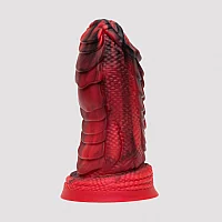 Lovehoney Pleasure Quest Girthy Fire Dragon Dildo Red