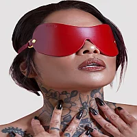 Taboom Bondage In Luxury Avantgarde Blindfold Red