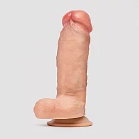 SILEXD Premium Real Skin ThermoReactive Dildo 8 Inch Flesh Tan