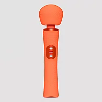 Fun Factory VIM Extra Quiet Silicone Wand Vibrator Sunrise Orange