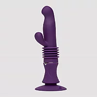 Playboy Hoppy Ending Thrusting Hands Free Rabbit Vibrator Purple