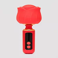 LOVISS Rose Mini Massage Wand Vibrator Red