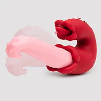 Wet Smootches Licking Tongue Vibrator Red