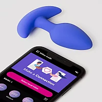 Connect App Controlled Vibrating Butt Plug Purple