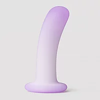 Lavender Haze Slender Curved Dildo Vibrator Purple