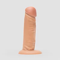 Lifelike Lover Basic Realistic Suction Cup Dildo 8 Inch Flesh Tan